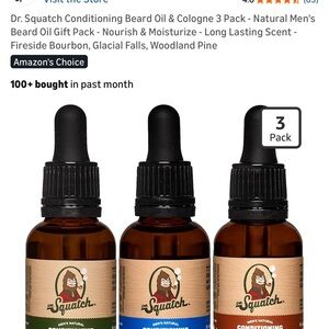 Dr. Squatch Conditioning Beard Oil & Cologne — Woodland Pine (Green)